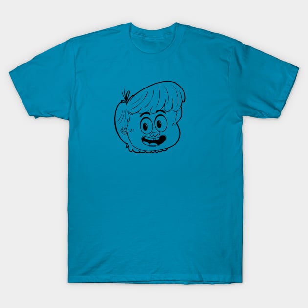 Tane Head Outline T-Shirt by mukpuddy